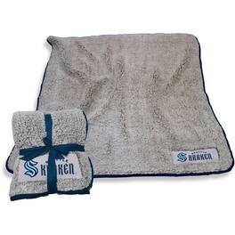Logo Brands - Seattle Kraken 50" x 60" Frosty Fleece Team Blanket - Multicolor