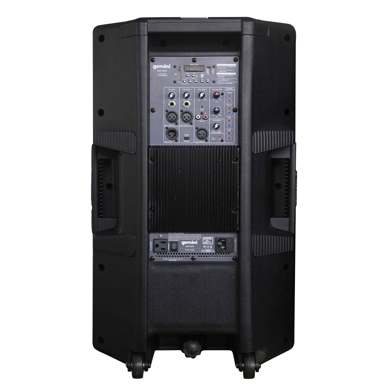 gemini  
GX-2000  
Stereo Power Amplifier  

gemini  
GX-2000  
Stereo Power Amplifier