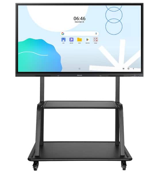 Smart Tech - Mobile Stand for Samsung Interactive whiteboard WMB Serries 75 Inch - Black