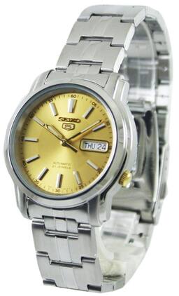 Seiko - Automatic 21 Jewels SNKL81 SNKL81K1 SNKL81K Men's Watch - Gold