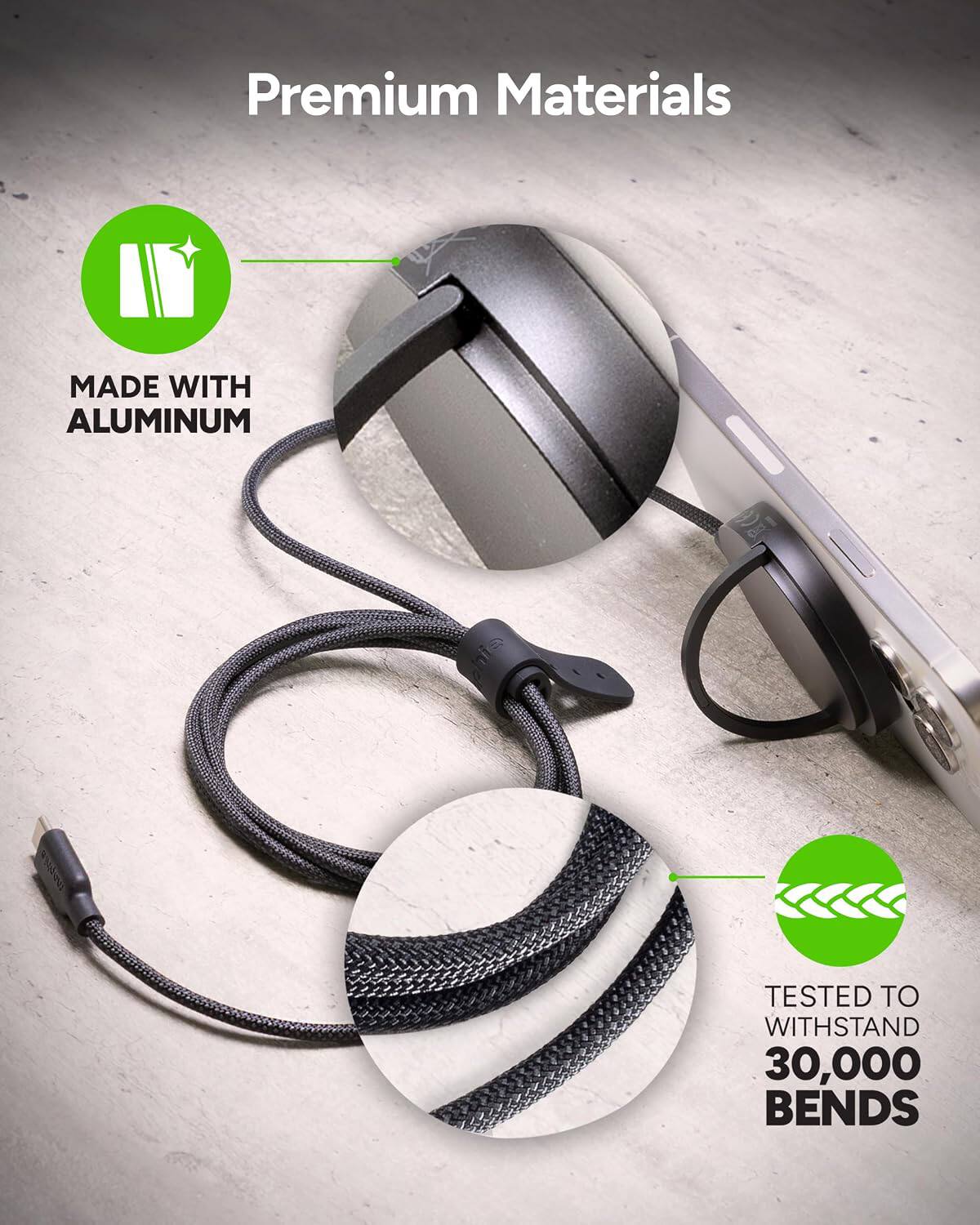 Premium Materials

MADE WITH ALUMINUM

TESTED TO WITHSTAND 30,000 BENDS
