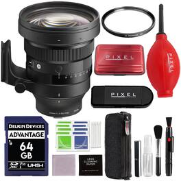 Sigma - 135mm f/1.4 DG Art Lens for L-Mount with Advanced Accessory and Travel Bundle | 241969 | 135mm Lens L Mount