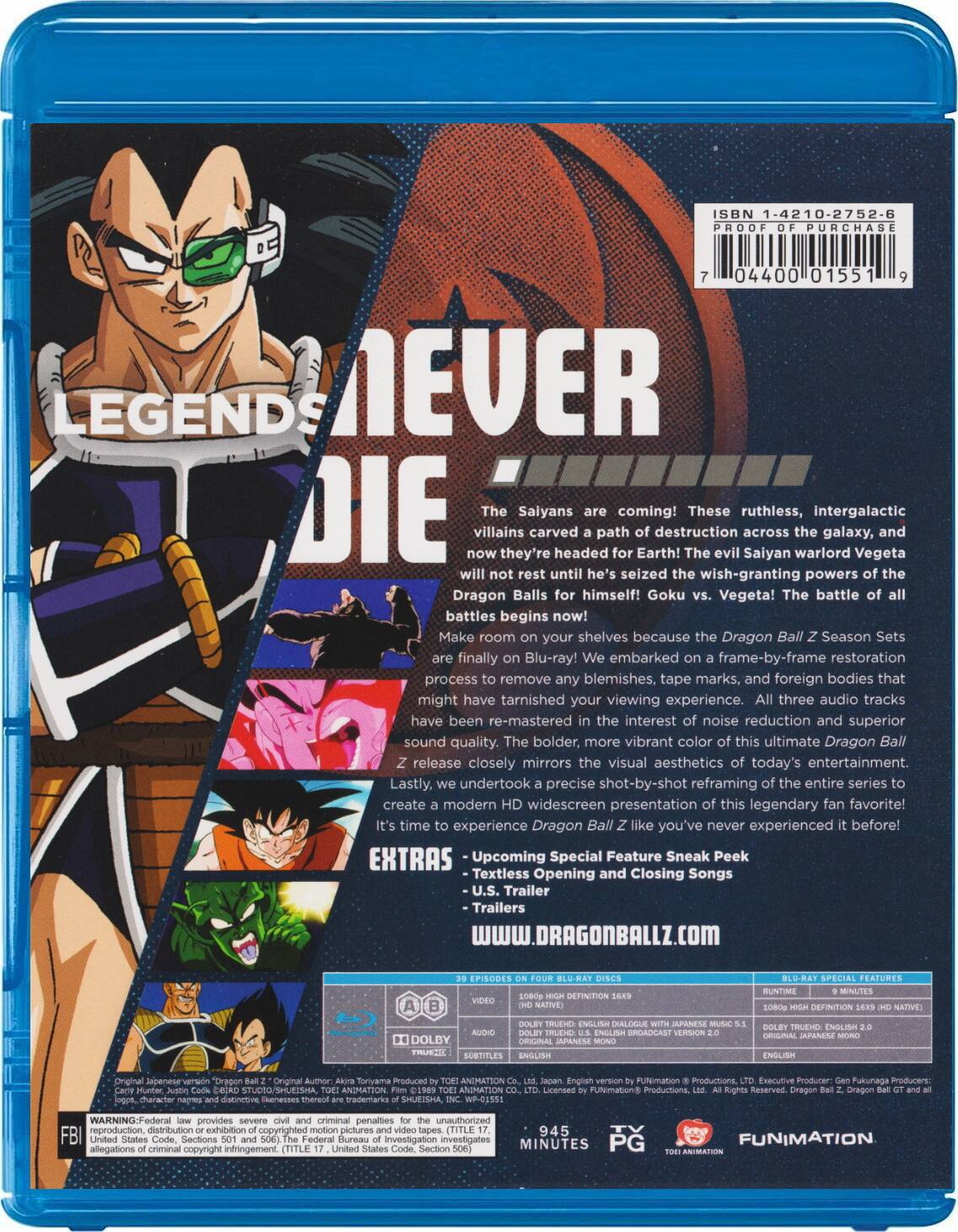 Alt View 1. Dragon Ball Z: Season 1   - BLU-RAY.