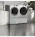 Alt View 11. GE - 7.8 Cu. Ft. Stackable Smart 10-Cycle Electric Dryer - White.