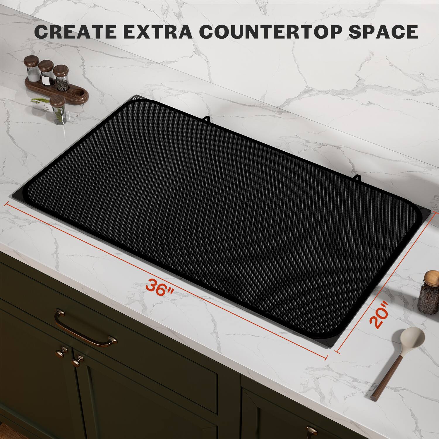 CREATE EXTRA COUNTERTOP SPACE 36" 20"