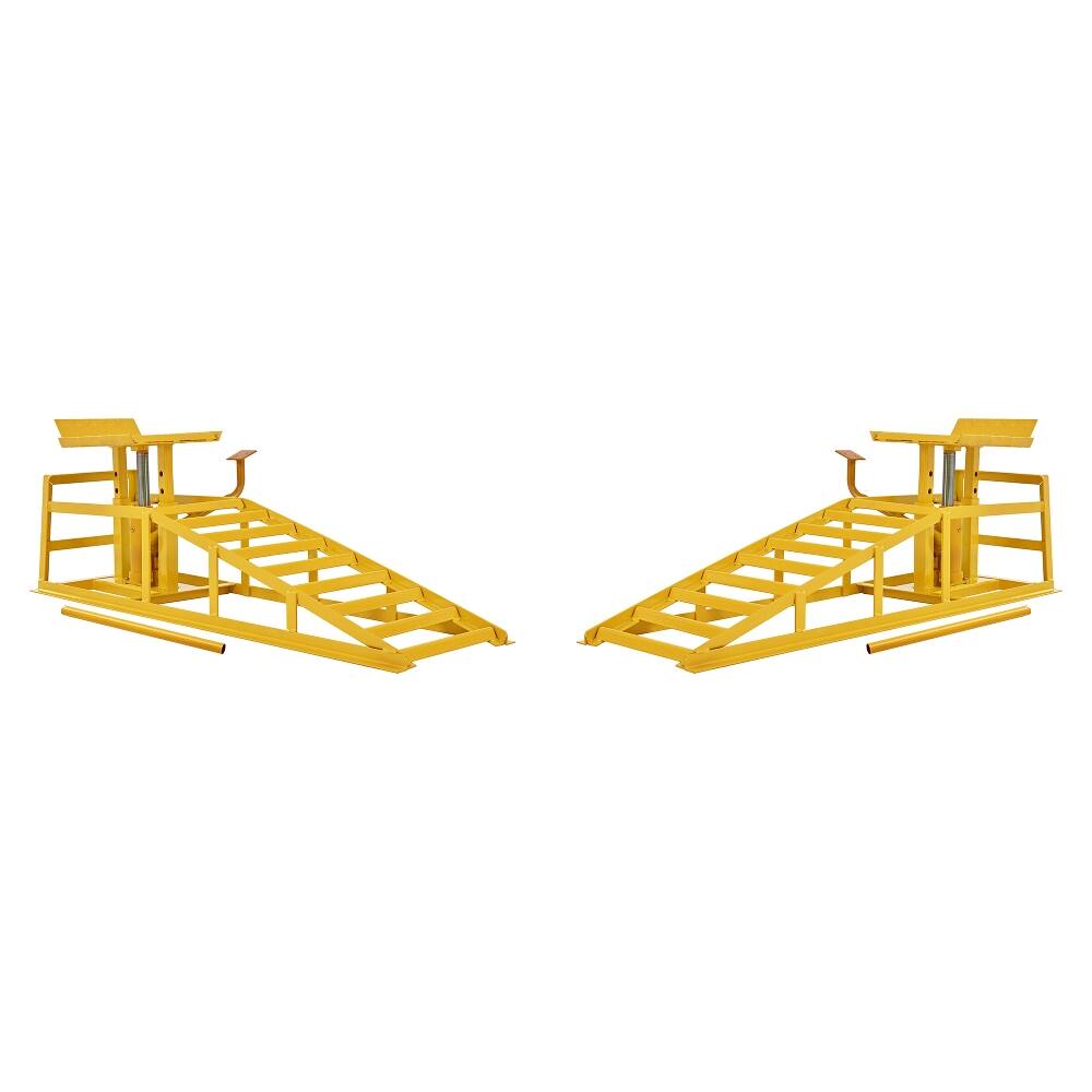 Alt View 7. Ropilly - Loheer 5 Ton Hydraulic Car Ramps with Pedal, Heavy Duty Truck Service Ramps 10000 lbs, Adjustable Auto Lift Ramps 2 Pack.