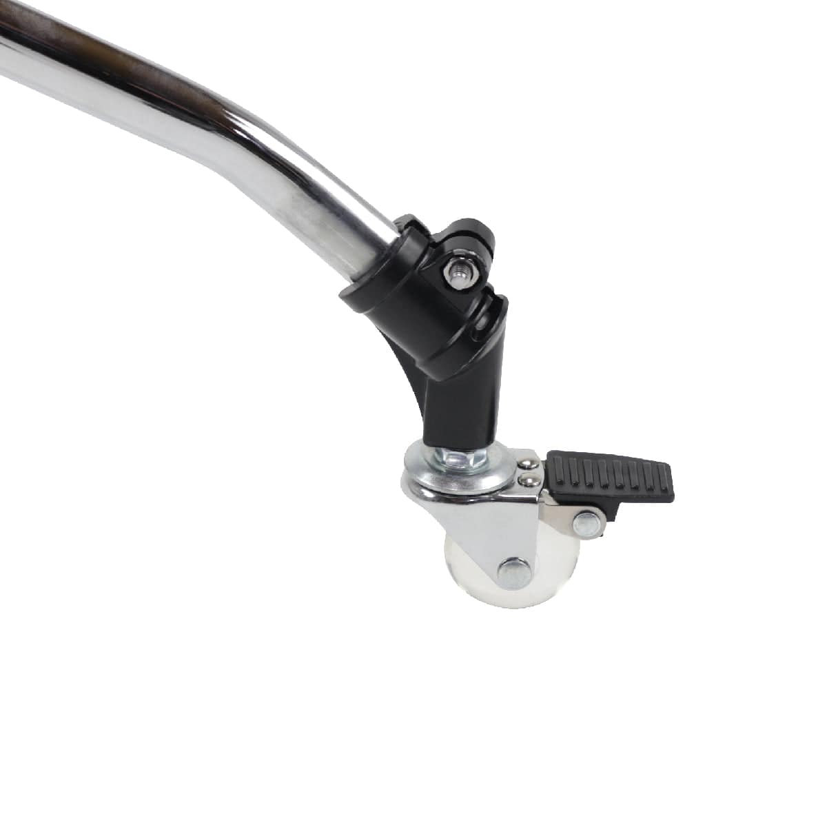 Angle. Gibraltar Hardware - Workstation Clear Casters, 3 Pack, Customizes Workstation to Portable Unit, with Locking Mechanism.