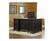 Alt View 5. Sauder - Edge Water Collection 65" Wood Executive Desk, Estate - Estate Black.