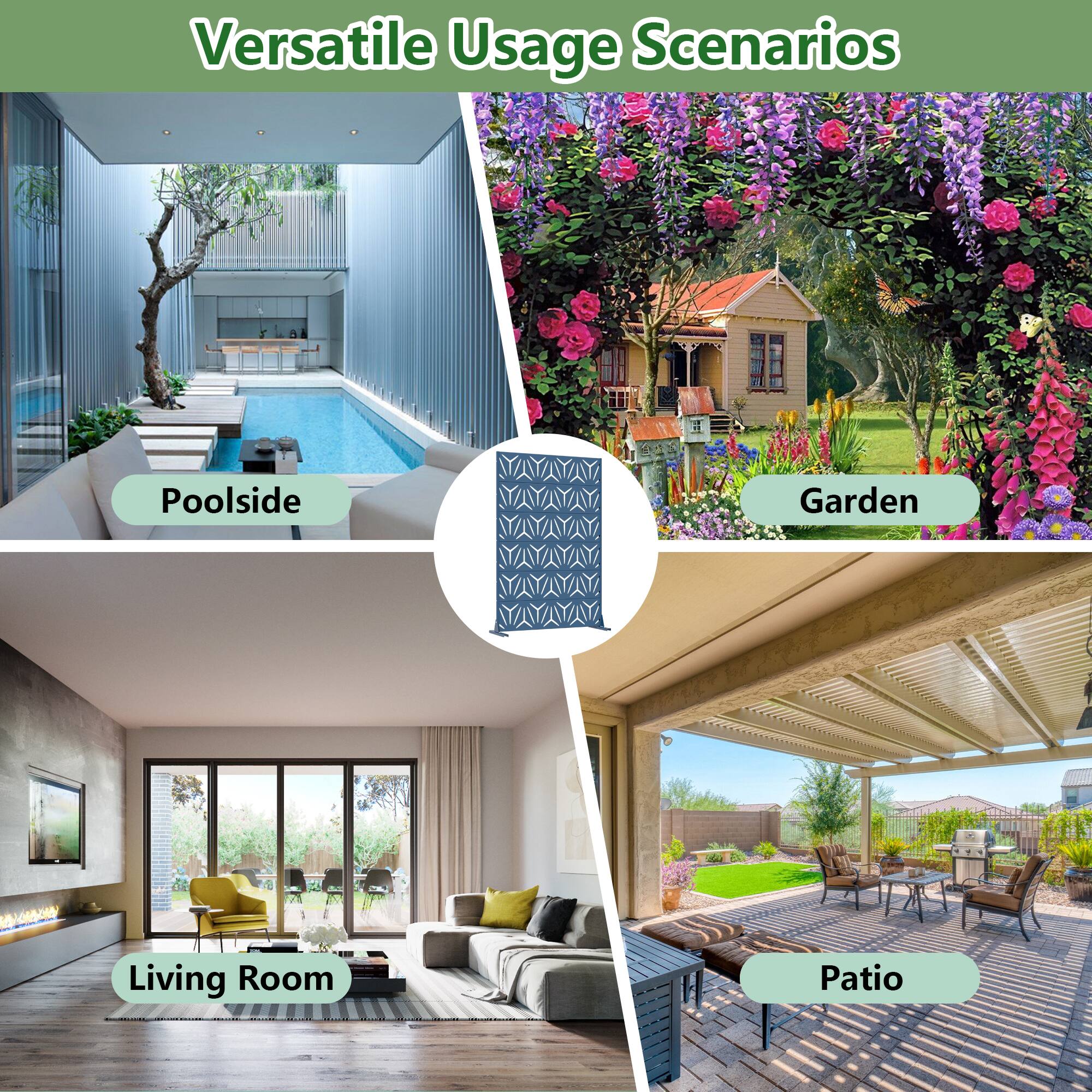 Versatile Usage Scenarios

- Poolsides
- Garden
- Living Room
- Patio