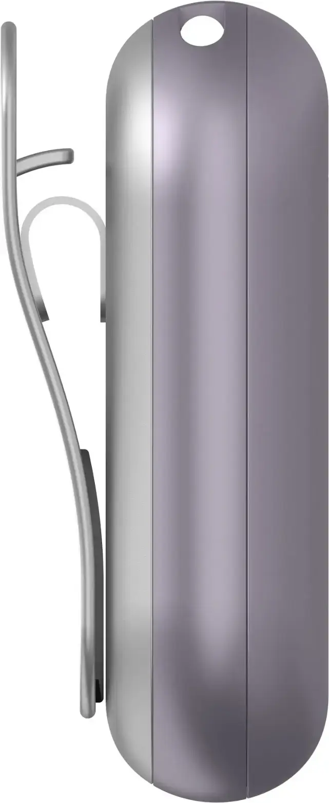Alt View 9. PLAUD - NotePin Memory Capsule Smart AI Voice/Audio Recorder - V2 - Sunset Purple.