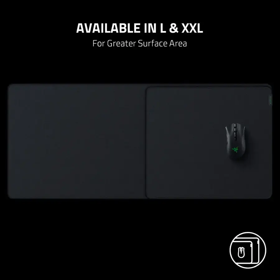 The text on the image reads "AVAILABLE IN L & XXL FOR GREATER SURFACE AREA."