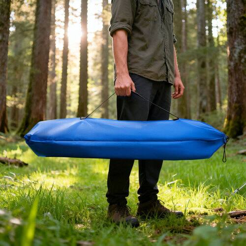 Alt View 10. Winado - 1PC Portable Folding Camping Cot with Camp Bed, Sleeping Cots, Carry Bag for Outdoor Camping Sleeping Nap Beach Travel - Blue.