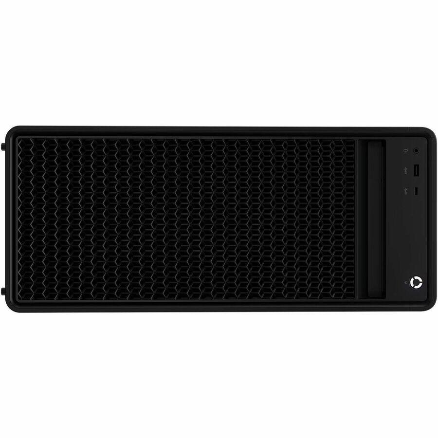 Alt View 2. Lenovo - Lenovo Legion T5 30IAS10 90YA0073US Gaming Desktop Computer - Intel Core Ultra 7 265F - 16 GB - 1 TB SSD - Tower - Eclipse Black.