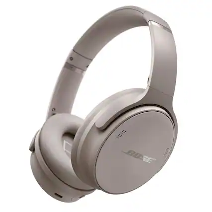 Front. Bose - Bose QuietComfort Wireless Noise Cancelling Over-Ear Headphones SANDSTONE.