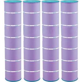 Hurricane - 4 Pack HF7494-04P Purple Platinum Pool Filter Cartridge Replacement