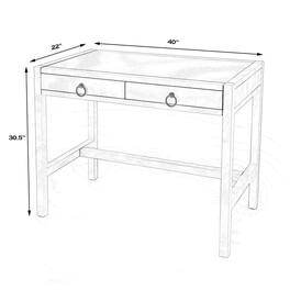 Butler Specialty - Lark Natural Wood Desk - Light Brown