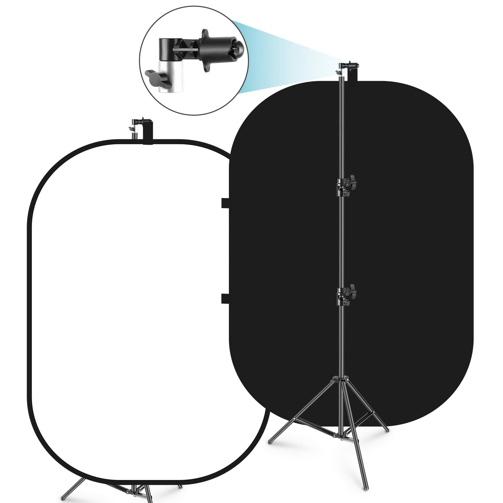 Neewer - 5x7 ft Foldable Chromakey Backdrop Kit - 2-in-1 Reversible Green/White/Black with Stand price history on PriceWatchPro