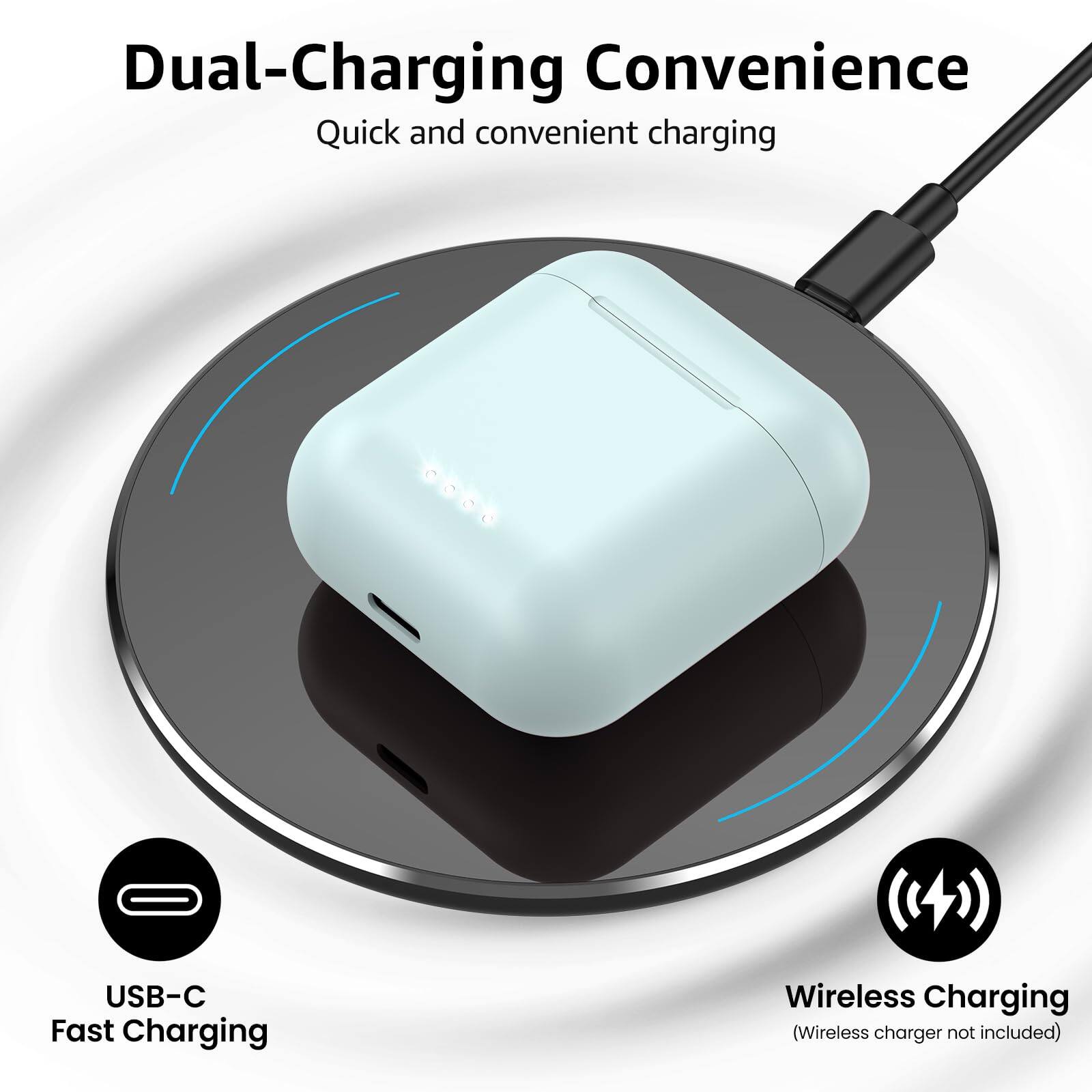 Dual-Charging Convenience  
Quick and convenient charging  
USB-C Fast Charging  
Wireless Charging (Wireless charger not included)