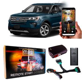 MPC - Plug-n-Play Smartphone Activated Remote Starter For 2016-2019 Ford Explorer - Black