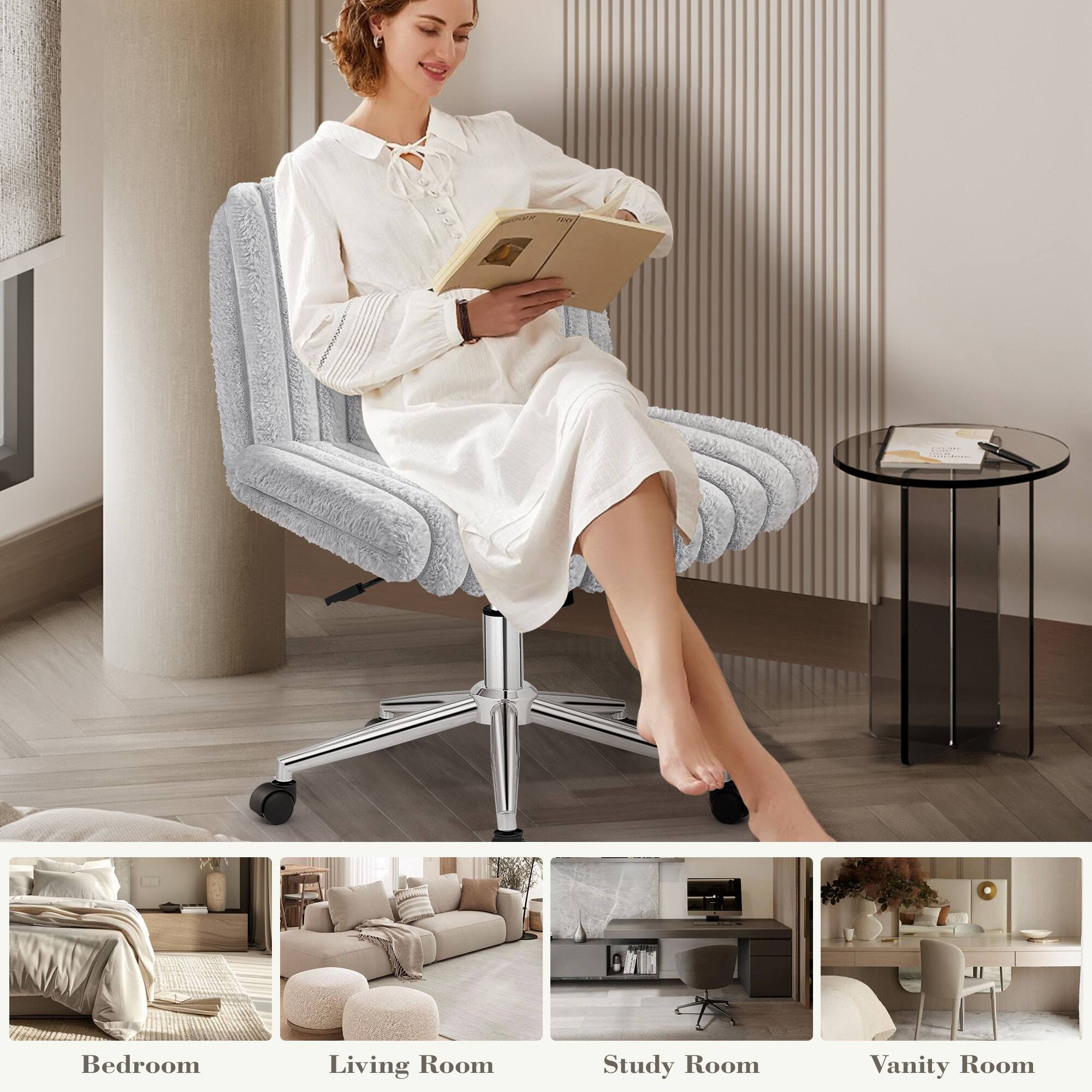 - Bedroom
- Living Room
- Study Room
- Vanity Room