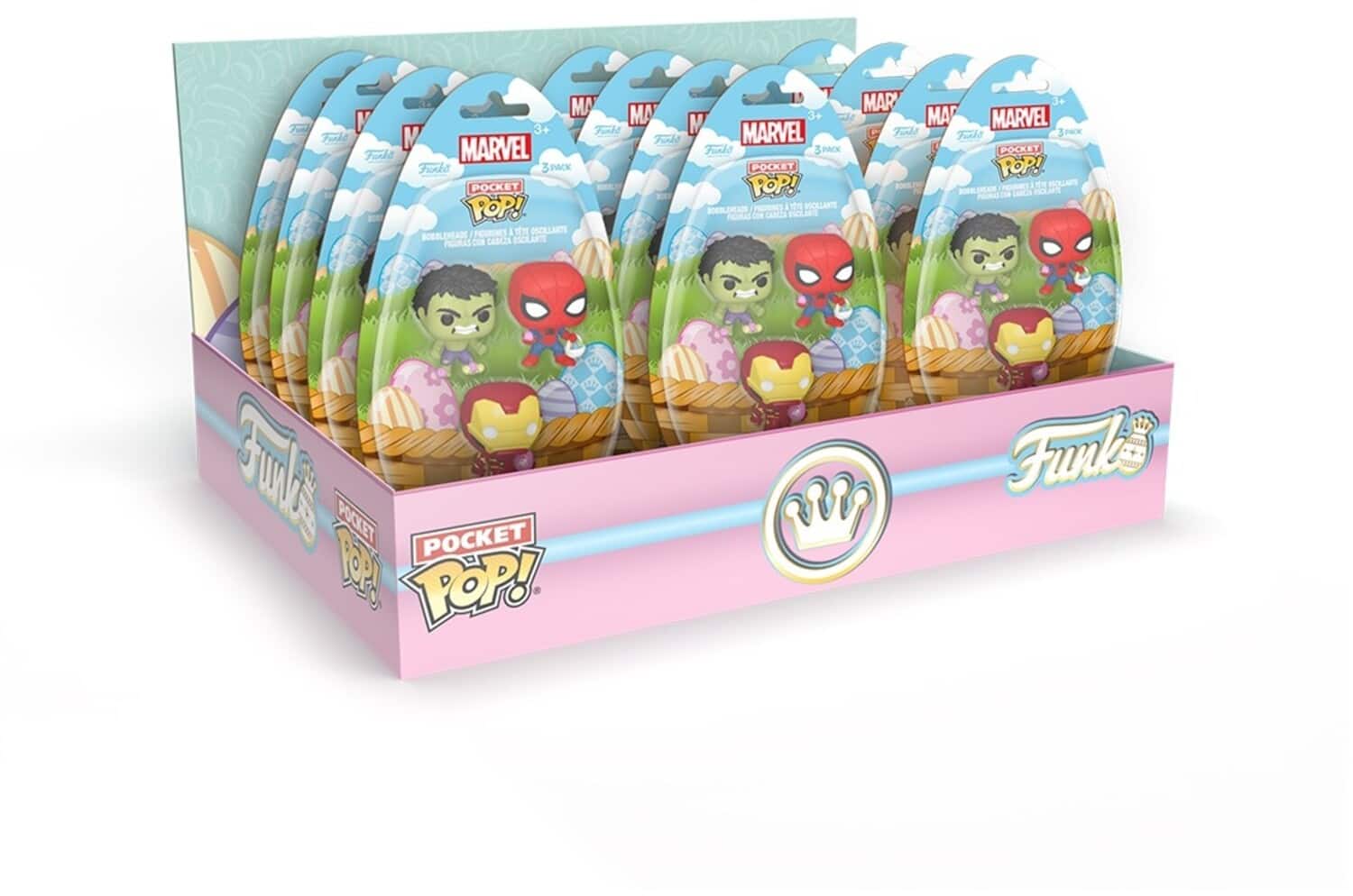 Funko Pocket POP!: Marvel Easter 3 Pack Hulk, Spider Man, Iron Man