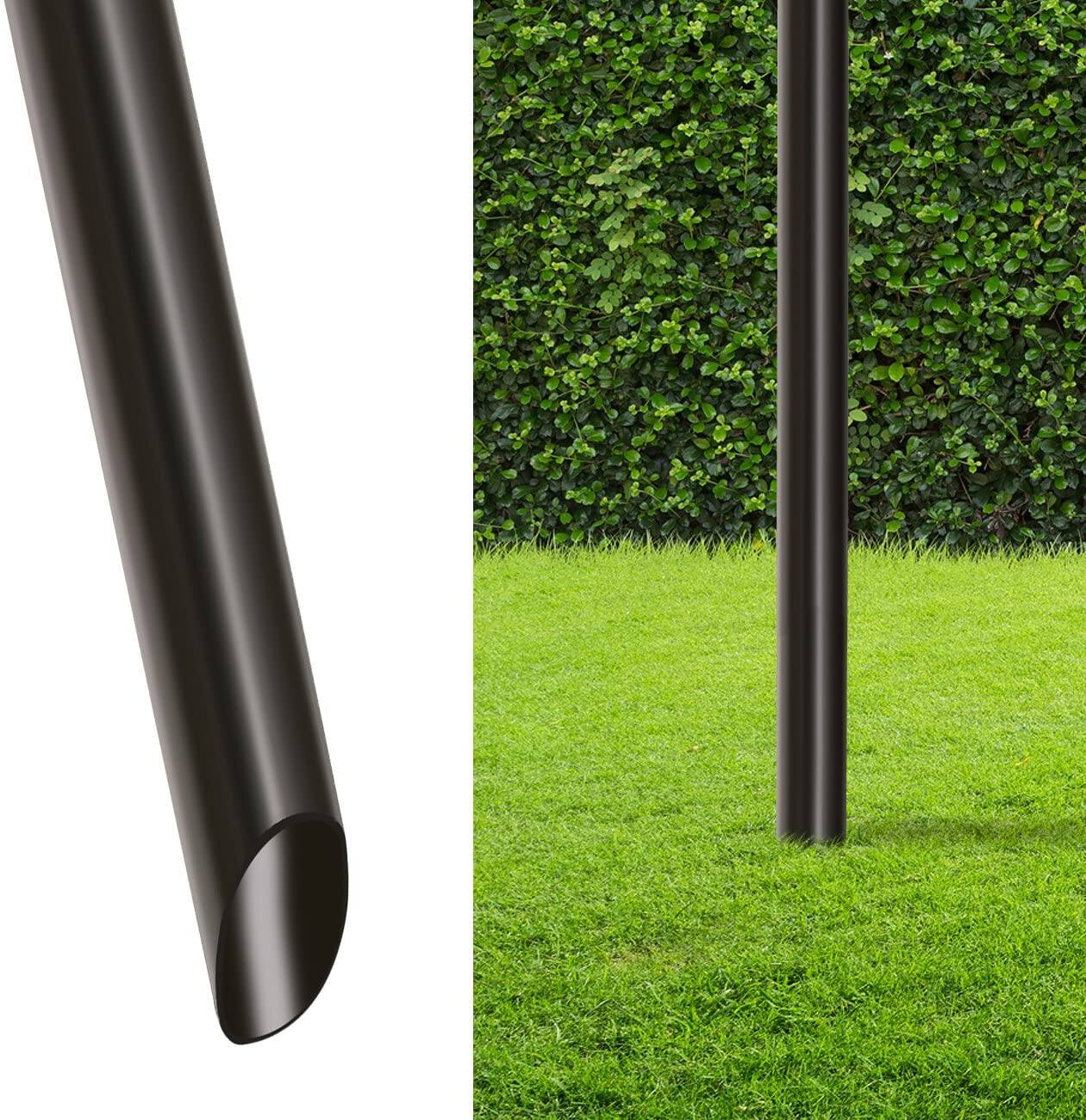 Alt View 4. Sorbus - Matney Outdoor Metal Patio Torches Use for Deck, Patio, Back Yard, Outdoor parties, Wedding – Includes Fiberglass Wick - Bronze 4 Pack.