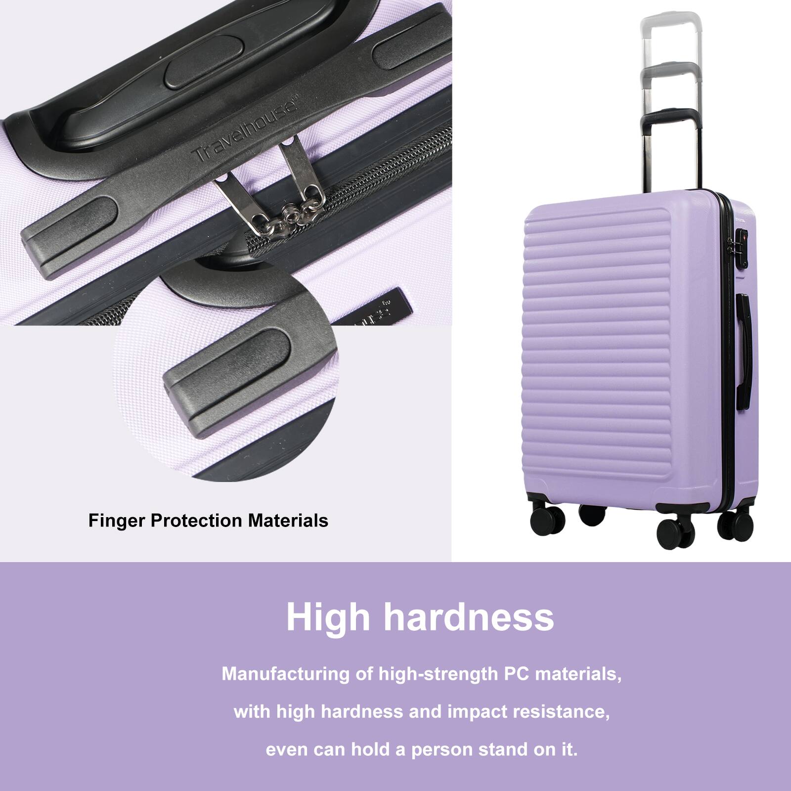 Travelhouse™

Finger Protection Materials

High hardness

Manufacturing of high-strength PC materials, with high hardness and impact resistance, even can hold a person stand on it.