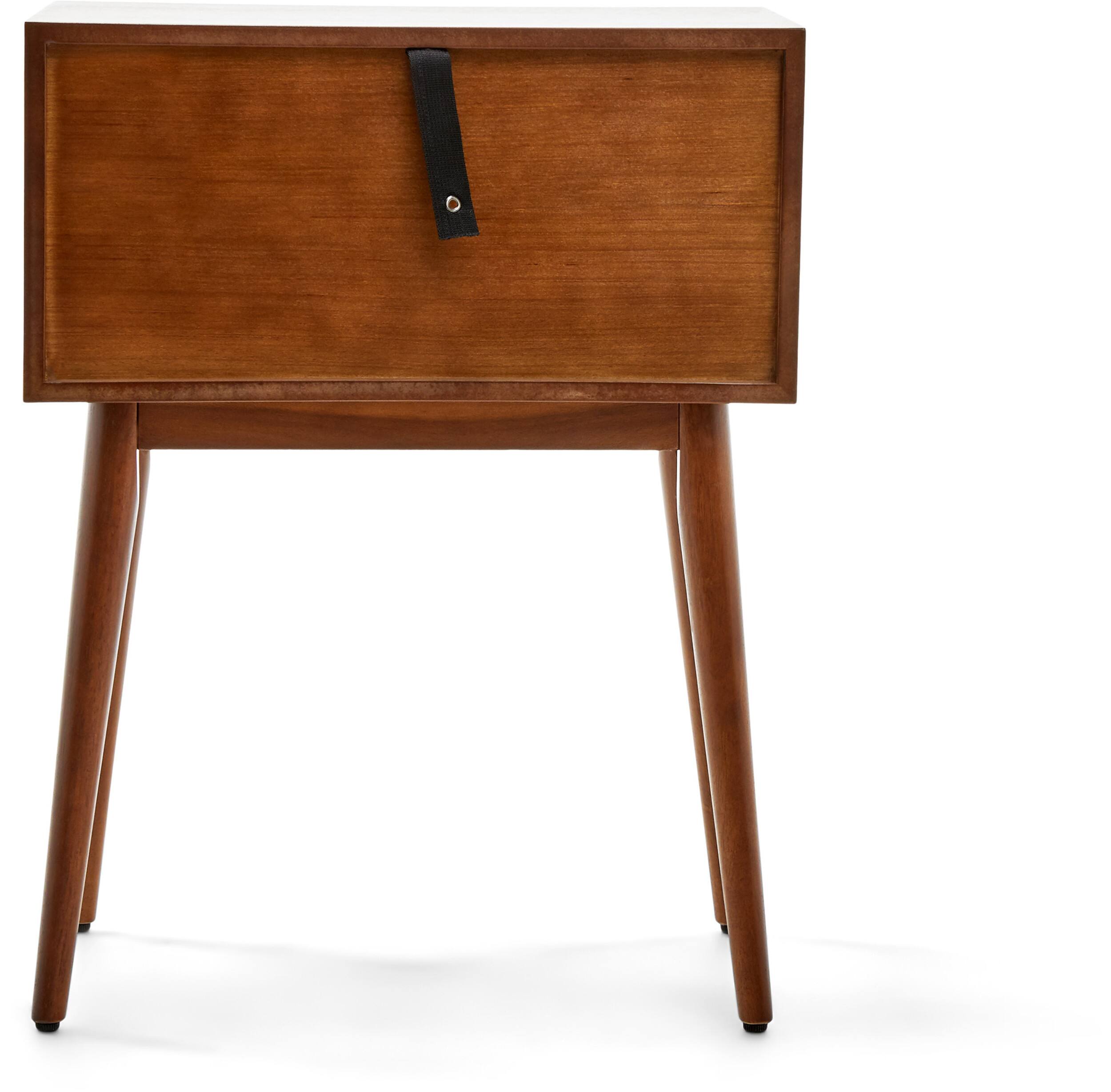 Alt View 18. Adore Decor - Rivet Mid-Century Modern Wood Media TV Console Table - Walnut Brown.