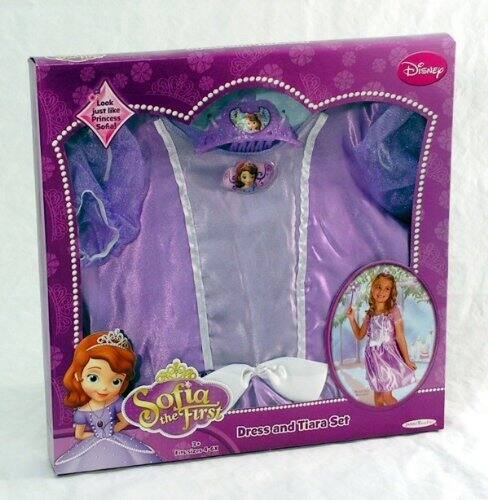 Disney Sofia the First Dress and Tiara Set

Look just like Princess Sofia

Dress and Tiara Set

Ages 3-6

Disney Sofia the First