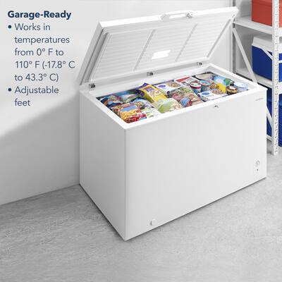 Insignia™ 14.0 Cu. Ft. Garage Ready Chest Freezer White NS-CZ14WH2 Insignia™ 14.0 Cu. Ft. Garage Ready Chest Freezer White NS-CZ14WH2