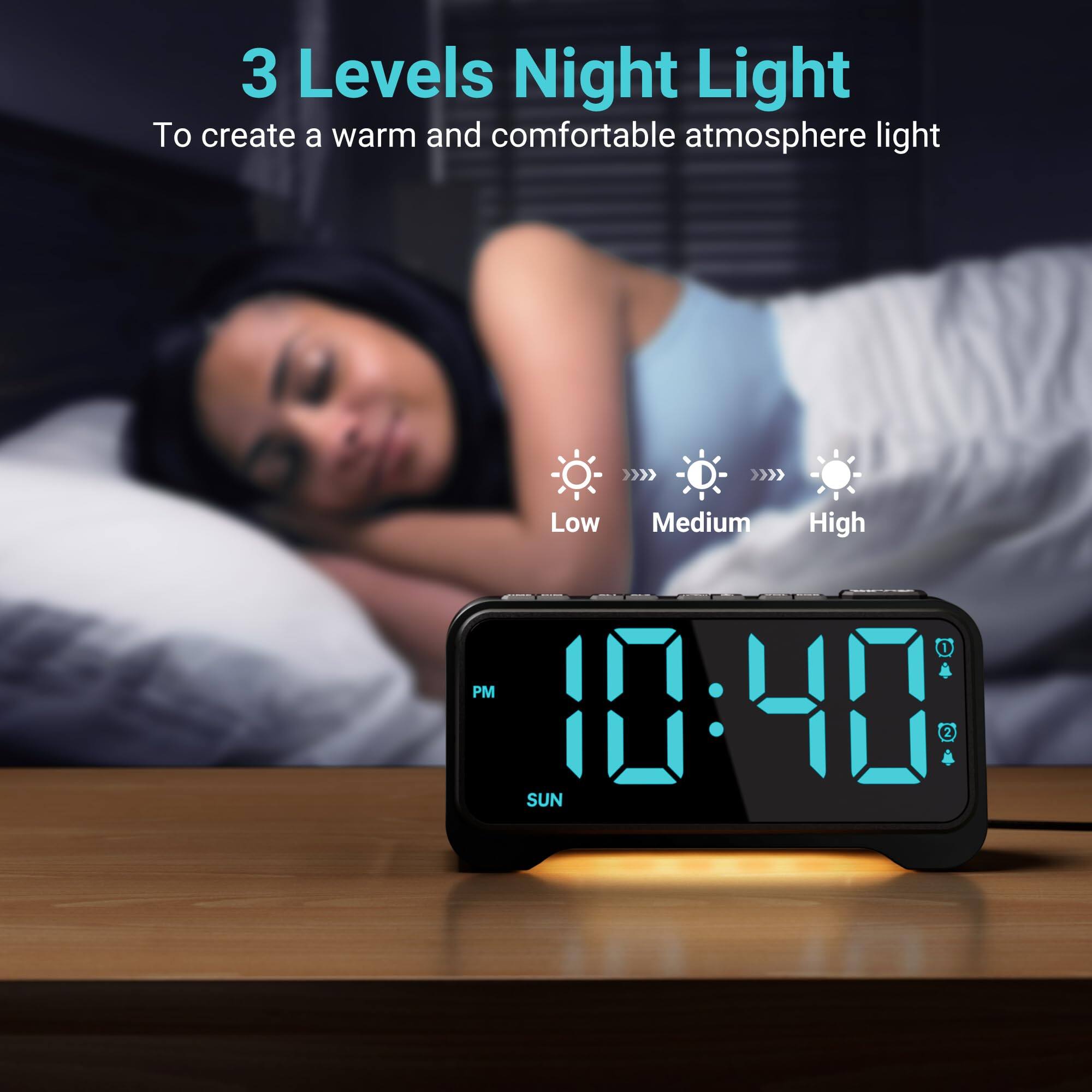 3 Levels Night Light  
To create a warm and comfortable atmosphere light  

Low Medium High  

10:40 PM  
SUN