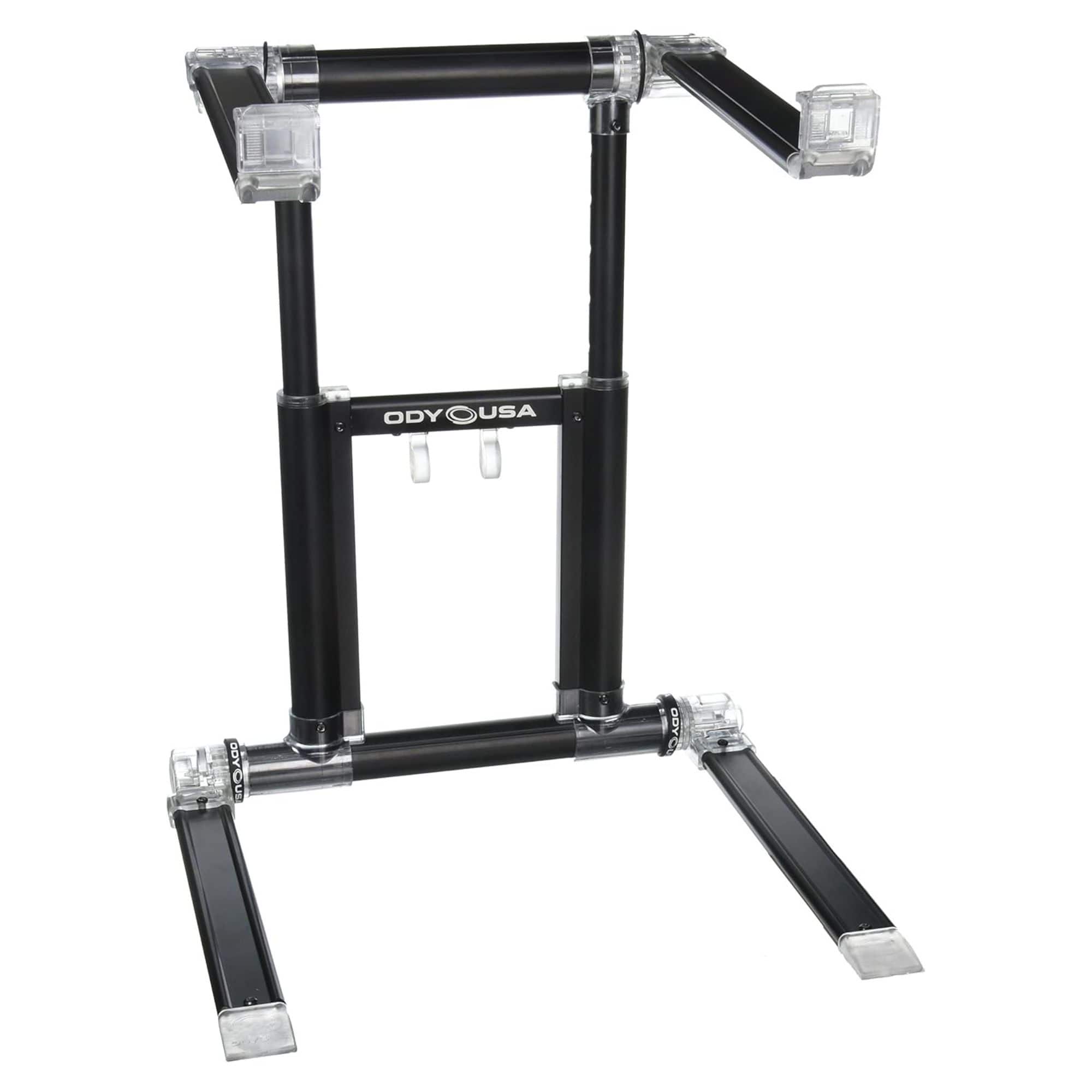 ODYSSEY - LSTAND360 Portable DJ Laptop Stand, Foldable 360 Adjustable Design - Black