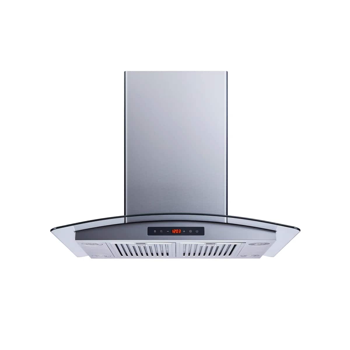 Winflo - 36 inches - Convertible - Island Range Hood - Stainless Steel