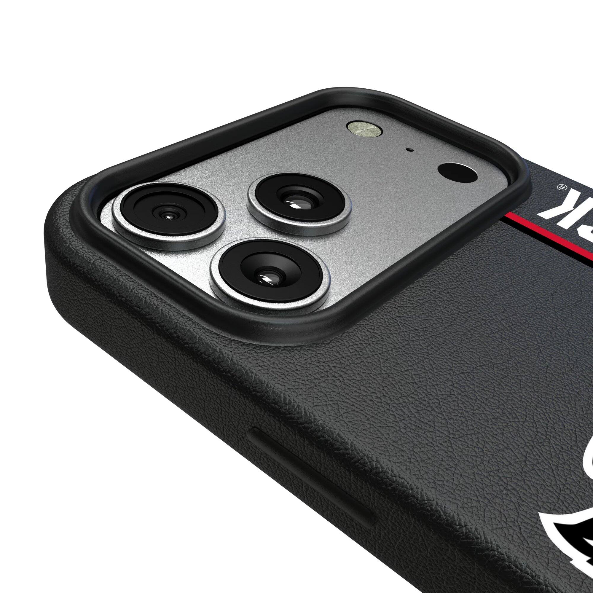 Alt View 2. Keyscaper - NC State Wolfpack iPhone Magnetic Bump Case - 16 - Black.