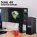 DUAL 4K MONITOR SUPPORT