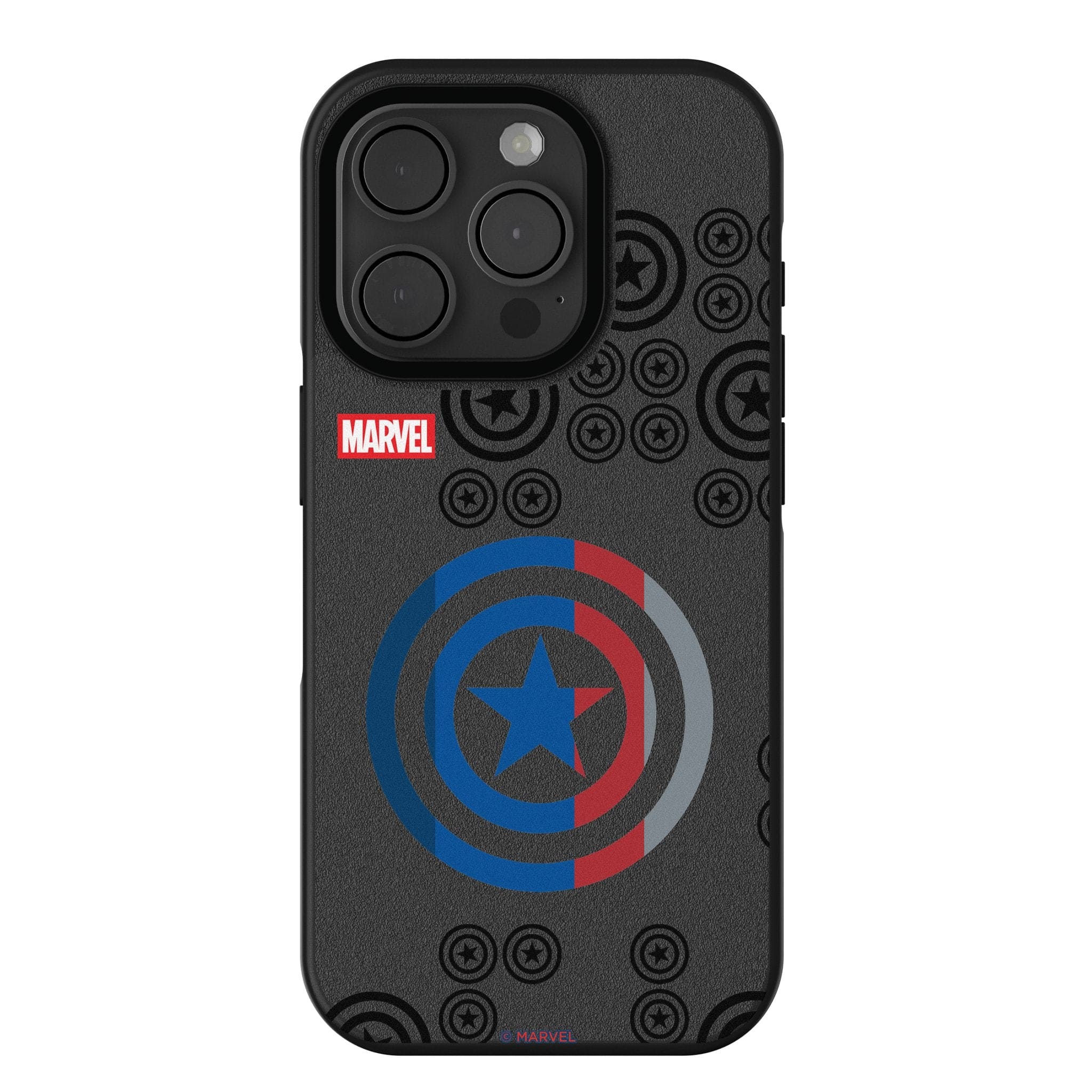 MARVEL Keyscaper - Sigil Bump Phone - Apple iPhone 14 Pro - Captain ...