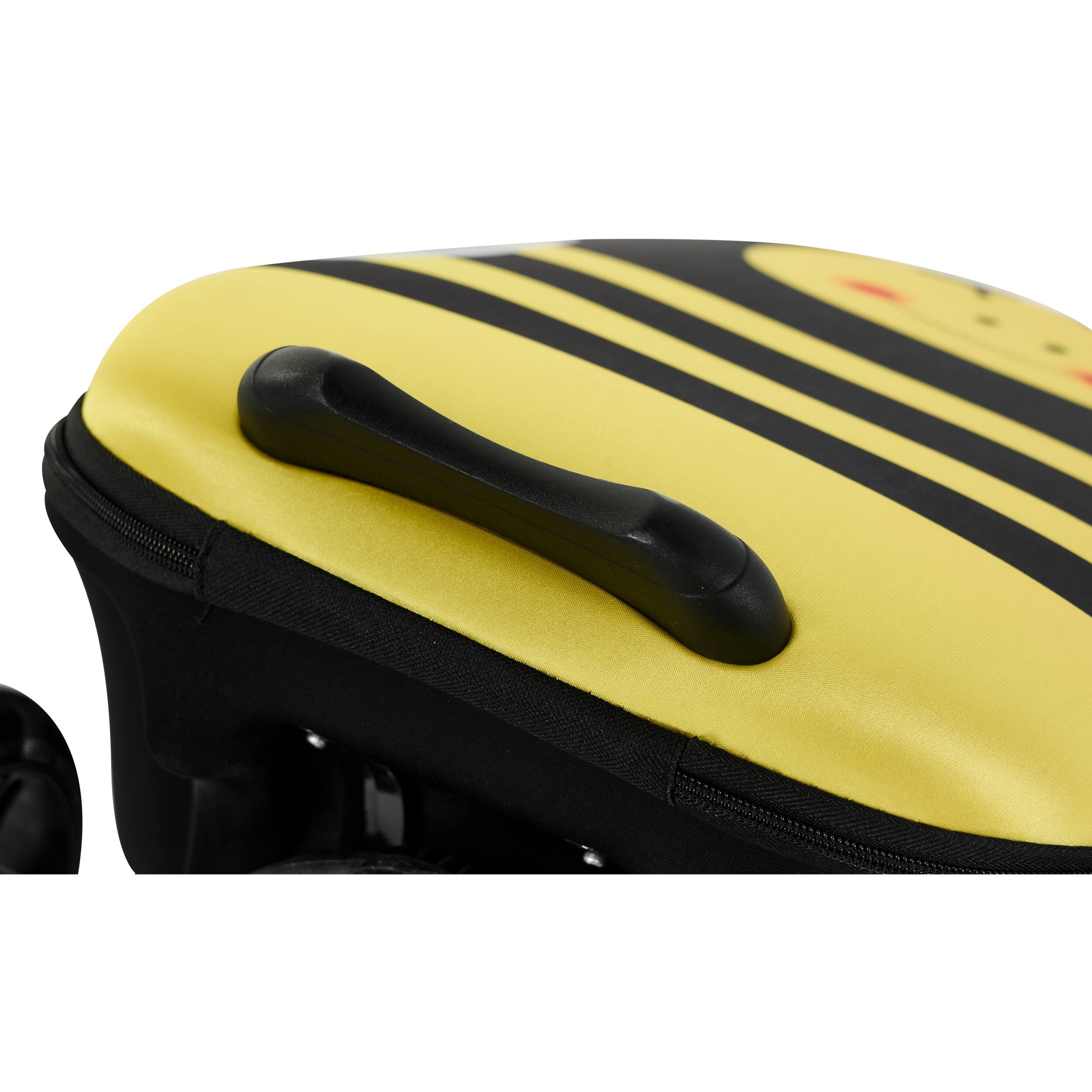 Alt View 5. GoPowerBike - GoPowerBike GoVoyage 3-Wheel Kids Luggage Scooter with Light-Up Wheels | Black - Black.