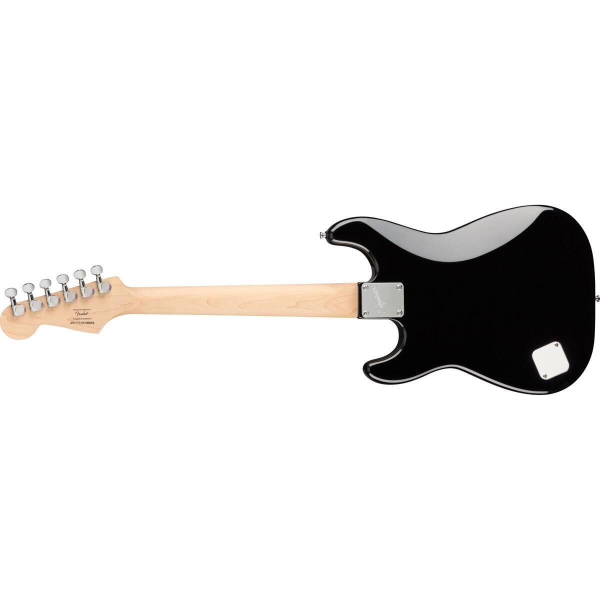 Alt View 2. Squier - Squier Bullet Mini Stratocaster V2 SSS Beginner Electric Guitar, Indian Laurel Fingerboard, Black.