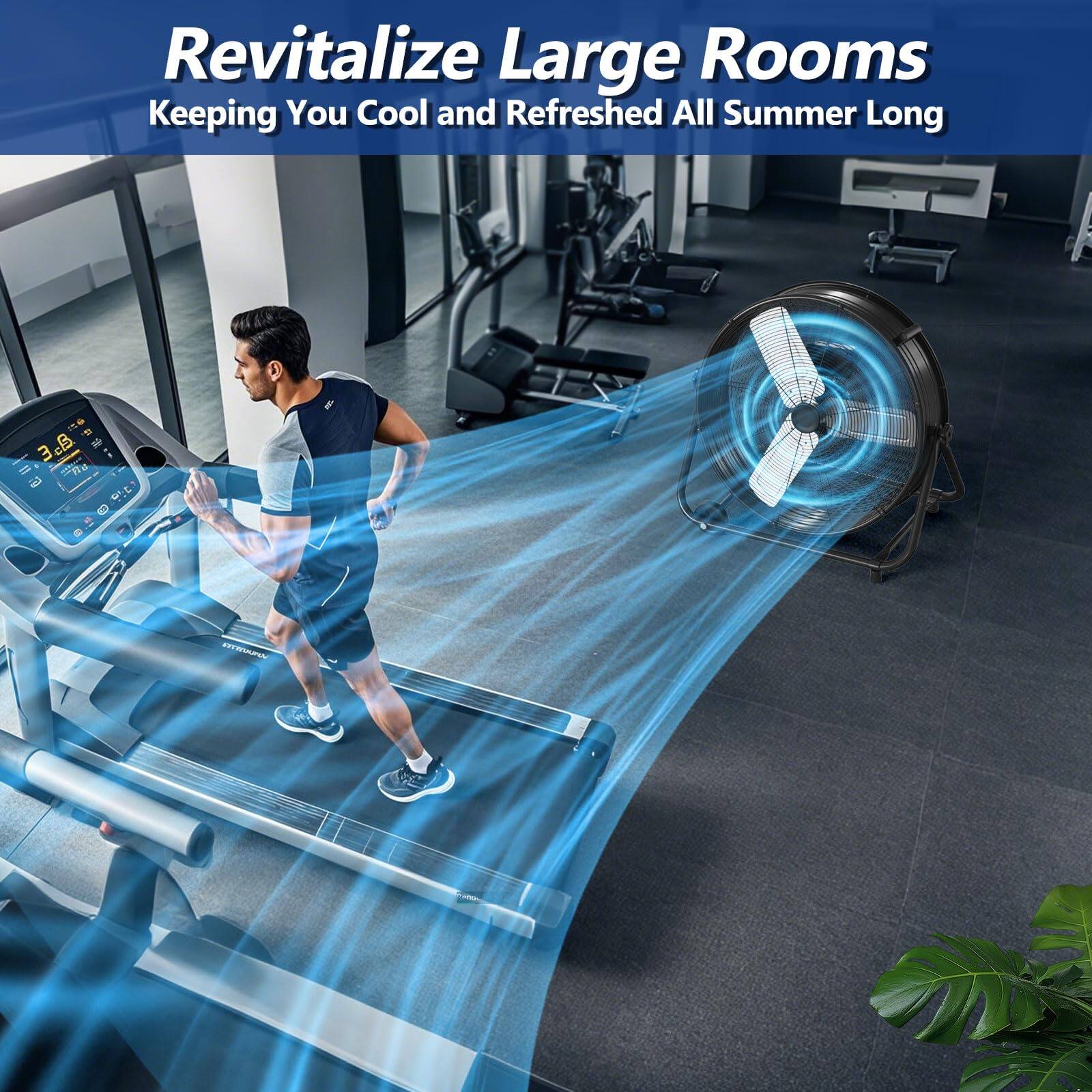 Revitalize Large Rooms  
Keeping You Cool and Refreshed All Summer Long