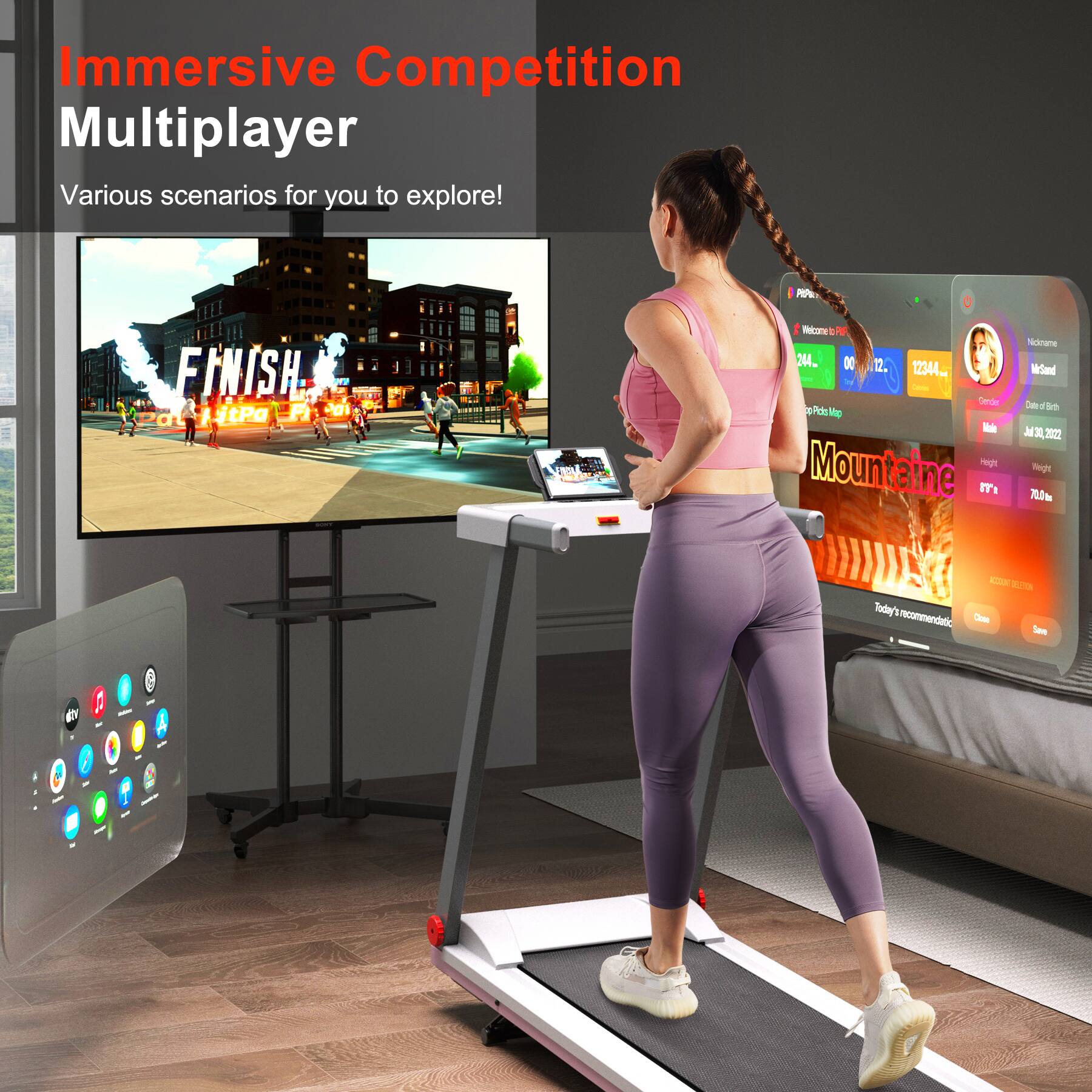 Immersive Competition  
Multiplayer  
Various scenarios for you to explore!