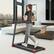Alt View 3. Costway - Costway Folding Electric Treadmill Compact Walking Running Machine w/APP Control Speaker Red - Red.