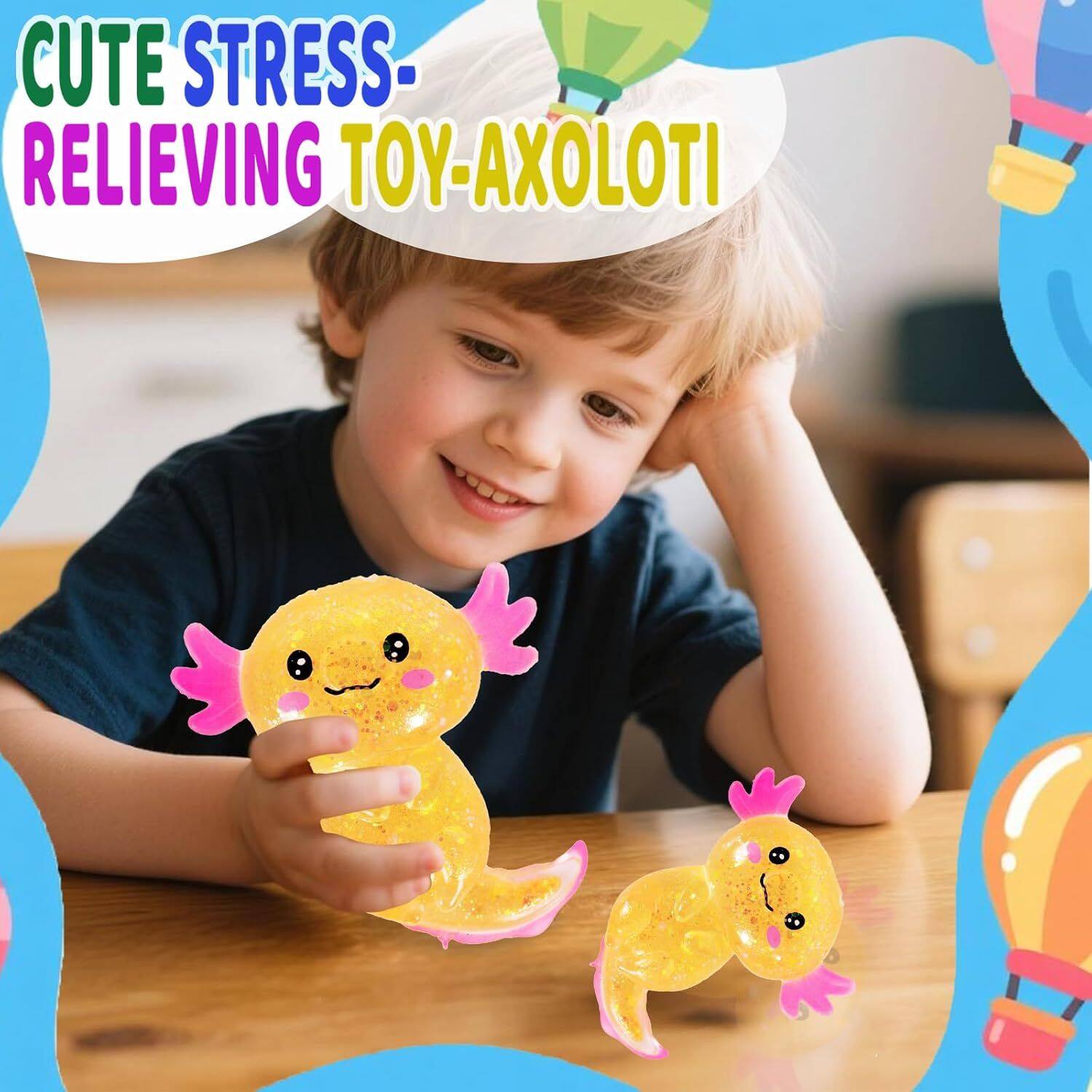 CUTE STRESS-RELIEVING TOY-AXOLOTL