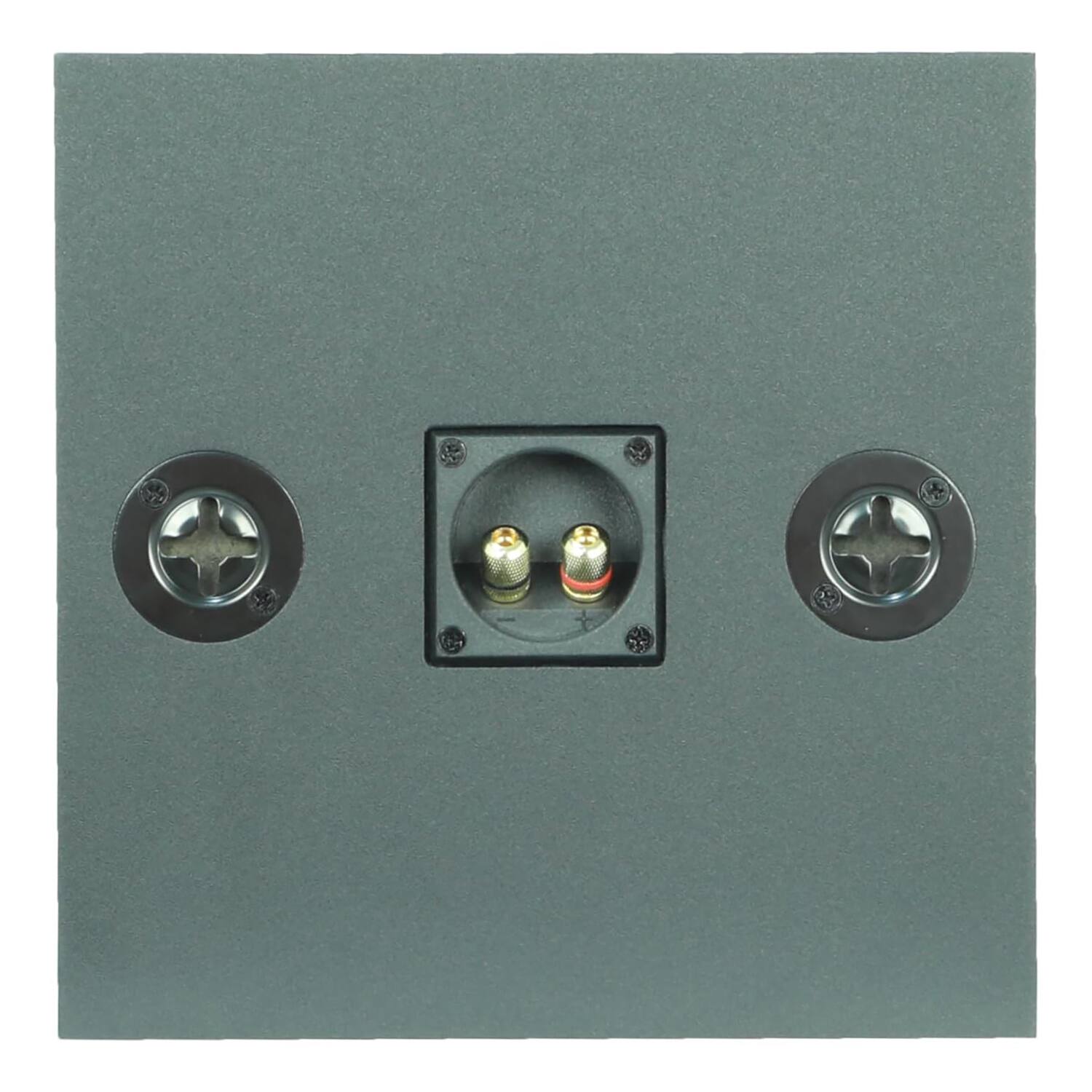 Left. BIC America - RtR Elite S3070 4.5" 100W Dual-Angle On-Wall Surround Speakers, Dolby Atmos, Horizontal & Vertical Mounting, 8 Ohm - Matte Black.