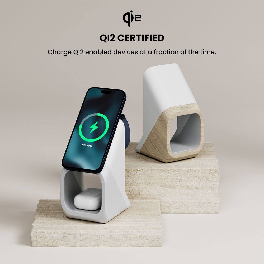 "Q12 CERTIFIED Charge Qi2 enabled devices at a fraction of the time."