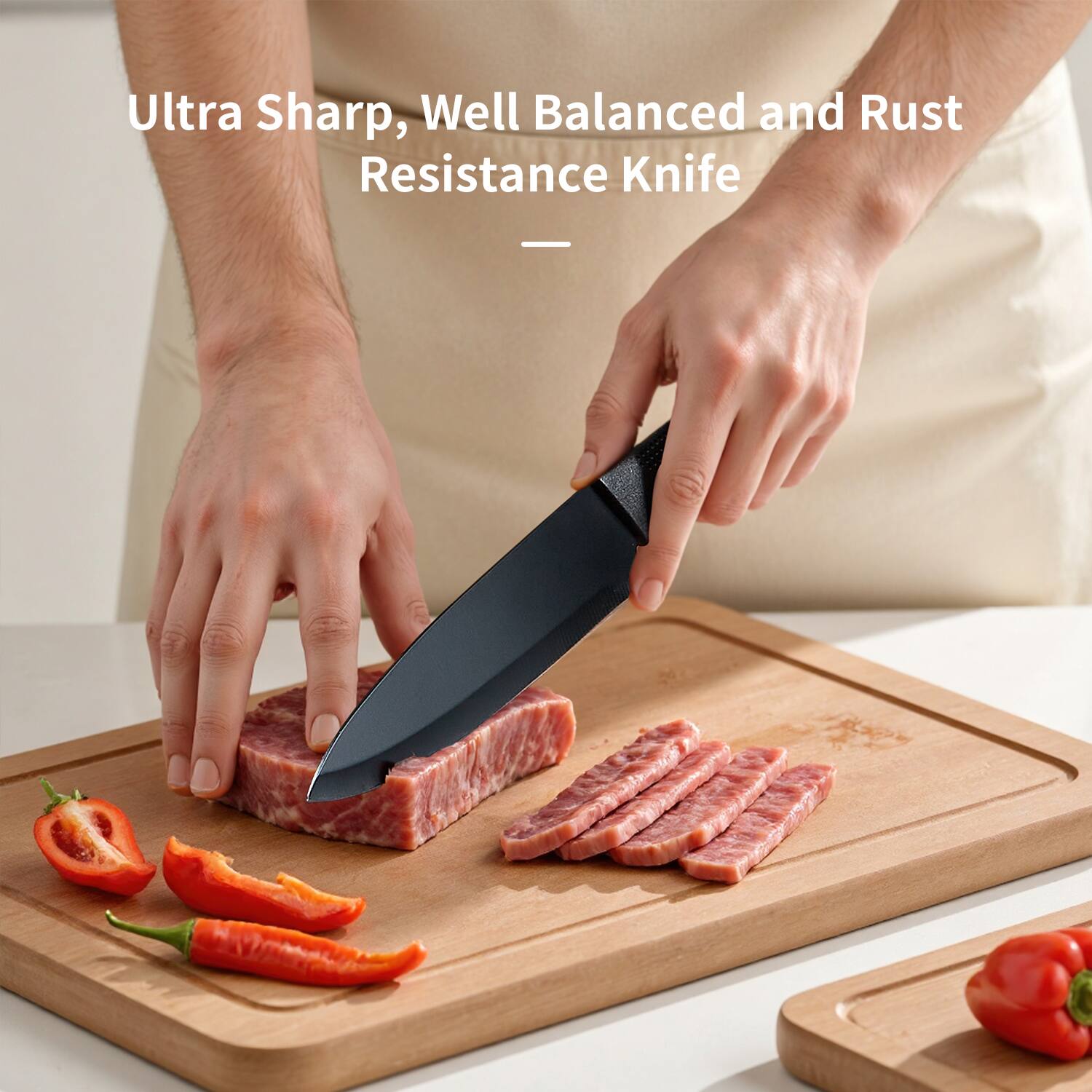 Ultra Sharp, Well Balanced and Rust Resistance Knife