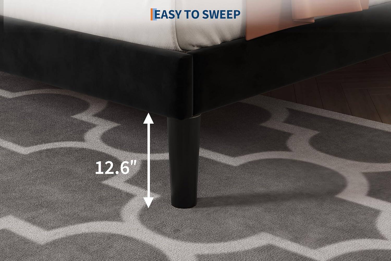 EASY TO SWEEP

12.6"