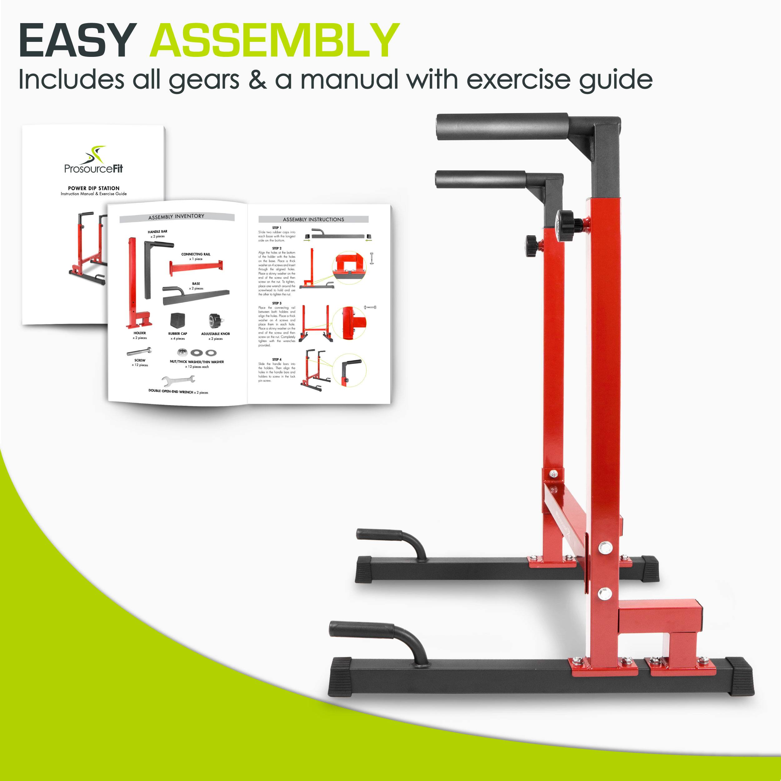 EASY ASSEMBLY Includes all gears & a manual with exercise guide ProsourceFit M - ir : - + - - - ASSEMBLY INVENTORY AM ee : I i - : | - . I - -.. I I - - i I   - : 00 i - I -  I - - - - .