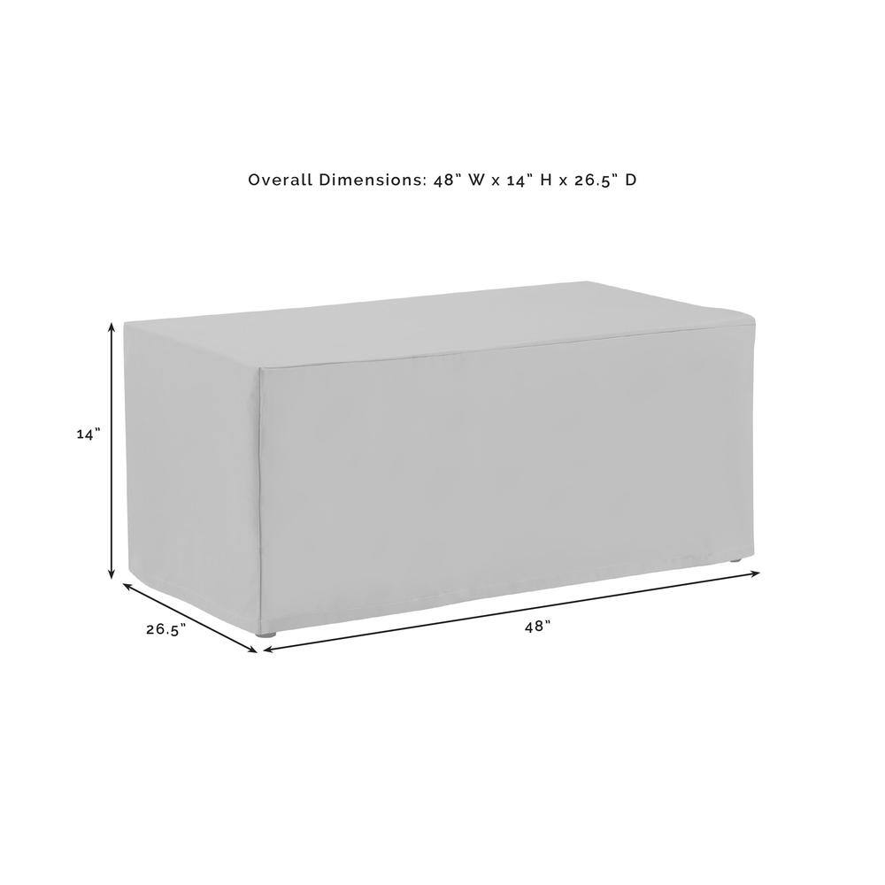 Overall Dimensions: 48" W x 14" H x 26.5" D