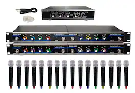 VocoPro - USB-ACAPELLA-16 Wireless Handheld Microphone System with Audio Interface