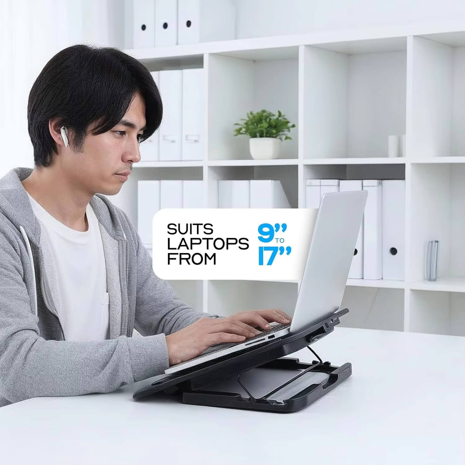 Suits laptops from 9" to 17"